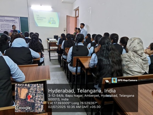 Investment Awareness Program by Ms. Padmavati Selvam