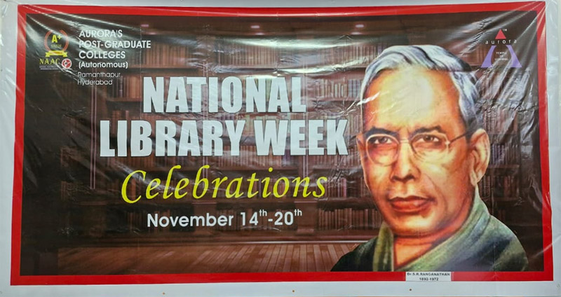 Celebrating National Library Week  14.11.2025 - 21.11.2025