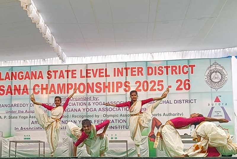 Telangana District Level Yoga Championship 29.11.2025