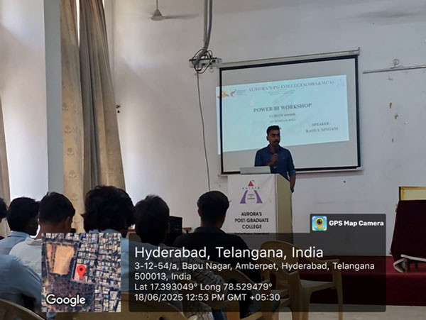 Workshop on Power BI 18.06.2025